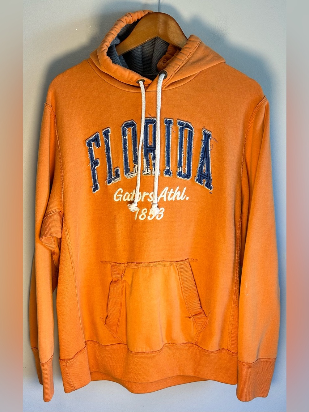 Vintage Campus Crew Men’s Hoodie Sweater Size L Florida Gators NCAA Embroidered